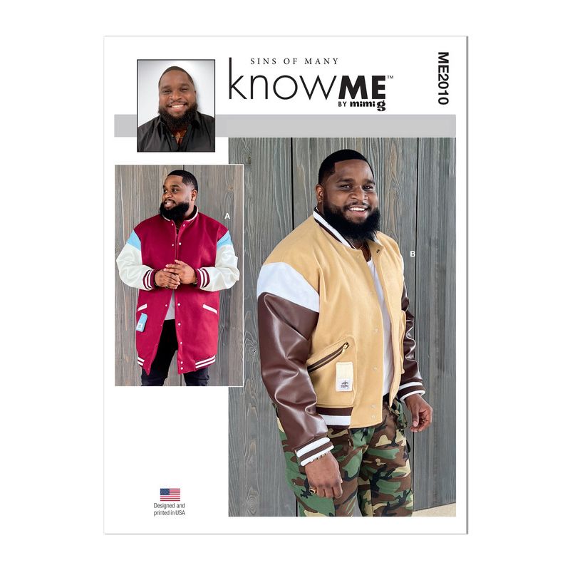 Patron KnowMe 2010.AA - Blouson varsity pour homme