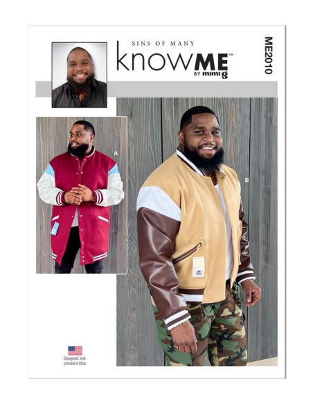 Patron KnowMe 2010.AA - Blouson varsity pour homme