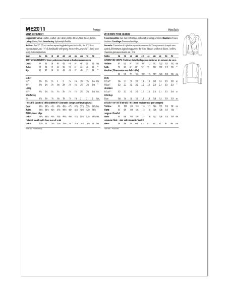 Patron KnowMe 2011.AA - Blouson moto pour homme