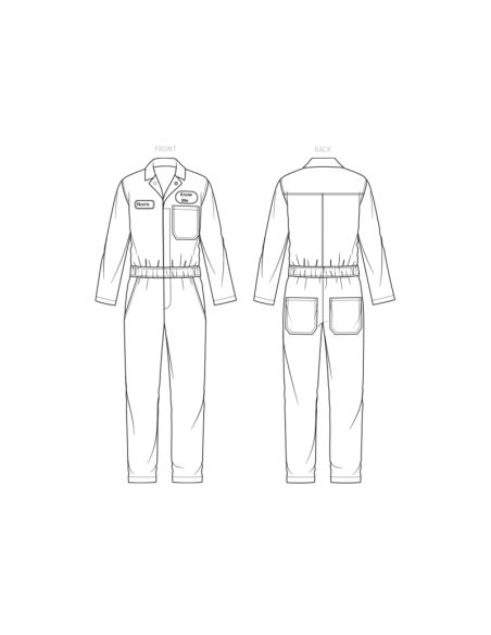 Patron KnowMe 2012.AA - Combinaison pour homme