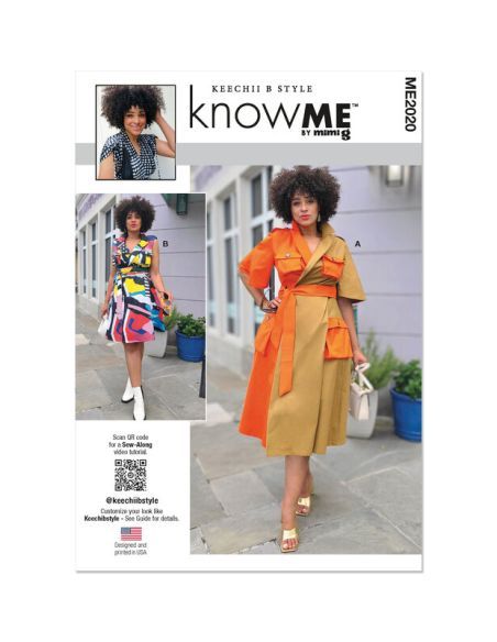 Patron KnowMe 2020.M1 - Robe portefeuille