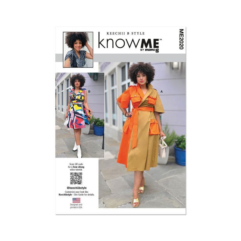 Patron KnowMe 2020.M1 - Robe portefeuille