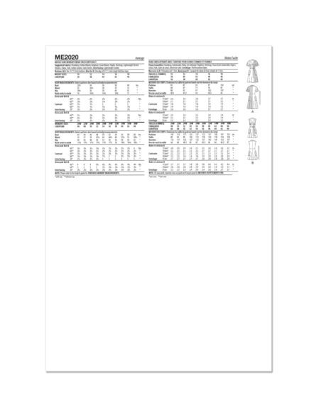 Patron KnowMe 2020.M1 - Robe portefeuille