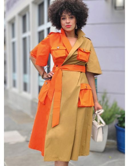 Patron KnowMe 2020.M1 - Robe portefeuille