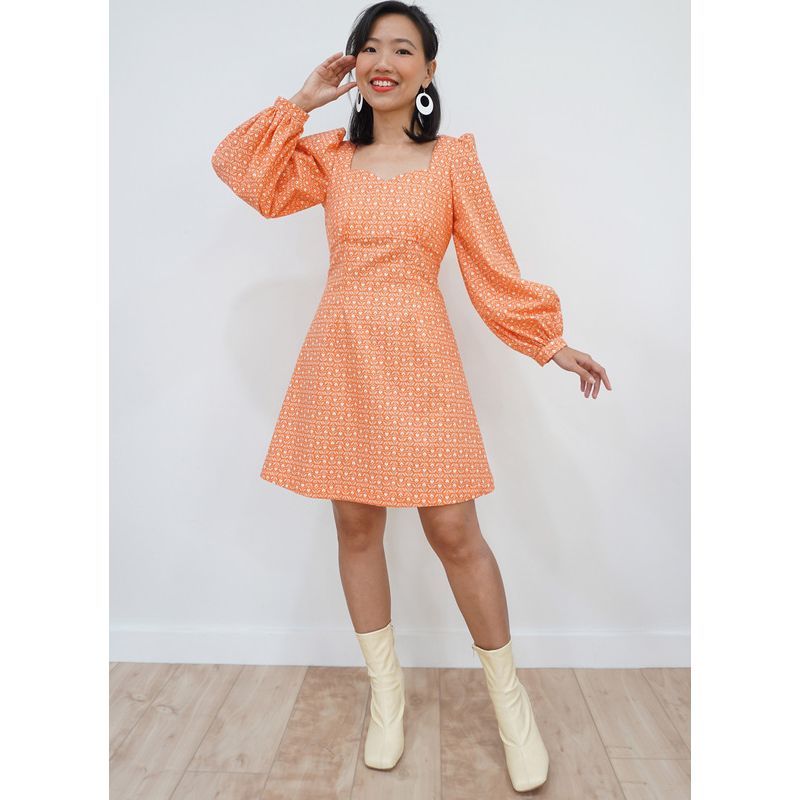 Patron KnowMe 2021.K5 - Robe misses' par Gwen Heng