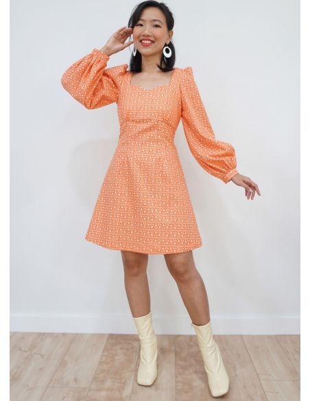 Patron KnowMe 2021.K5 - Robe misses' par Gwen Heng