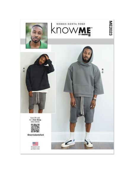 Patron KnowMe 2023.A - Sweat à capuche et short