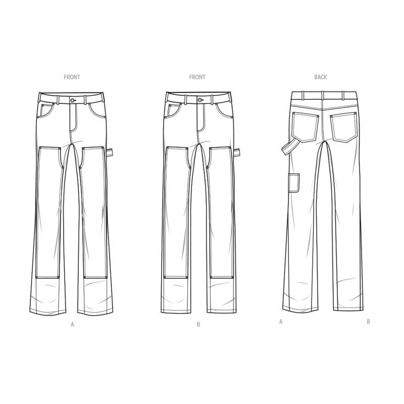 Patron KnowMe 2024.AA - Jeans pour hommes