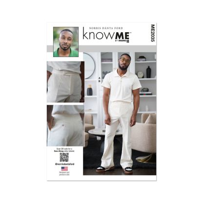 Patron KnowMe 2035.AA - Polo et pantalon pour hommes