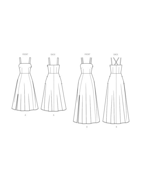 Patron KnowMe 2040.M1 - Robe à bretelles