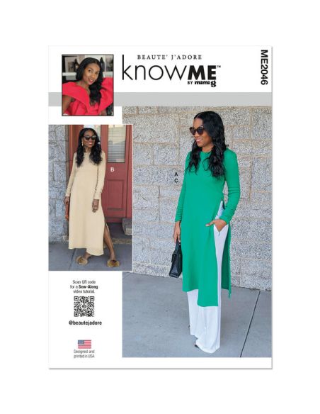 Patron KnowMe 2046.K5 - Robe et pantalon