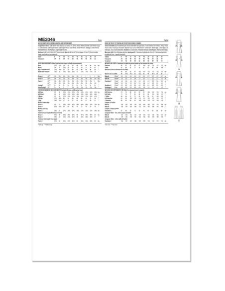 Patron KnowMe 2046.K5 - Robe et pantalon