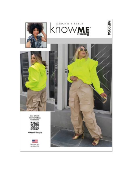 Patron KnowMe 2054.M1 - Sweatshirt et pantalons cargo
