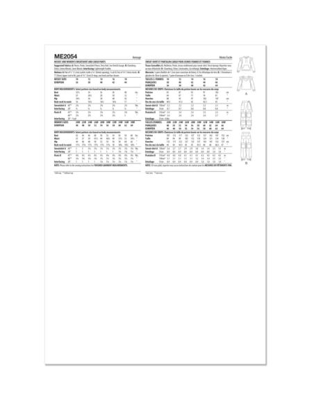 Patron KnowMe 2054.M1 - Sweatshirt et pantalons cargo