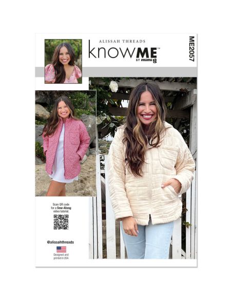 Patron KnowMe 2057.D5 - Veste avec capuche optionnelle