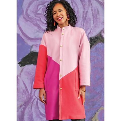 Patron KnowMe 2058.H5 - Manteau asymétrique 2