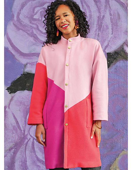 Patron KnowMe 2058.H5 - Manteau asymétrique