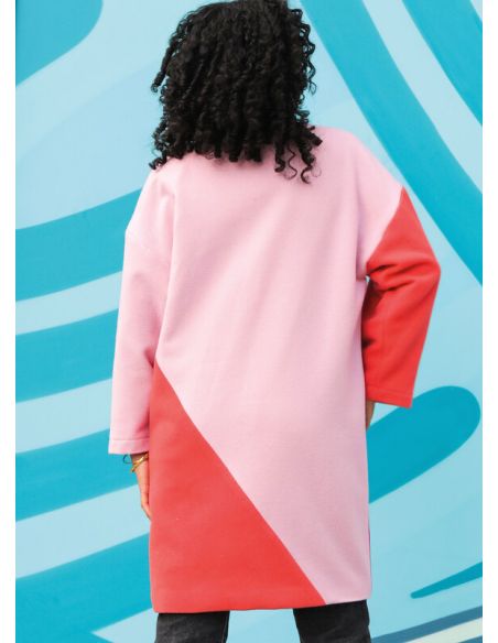 Patron KnowMe 2058.H5 - Manteau asymétrique