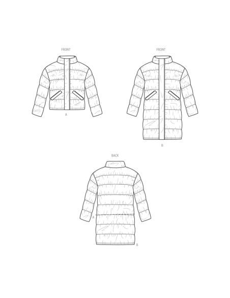 Patron KnowMe 2061.AA - Doudoune pour homme