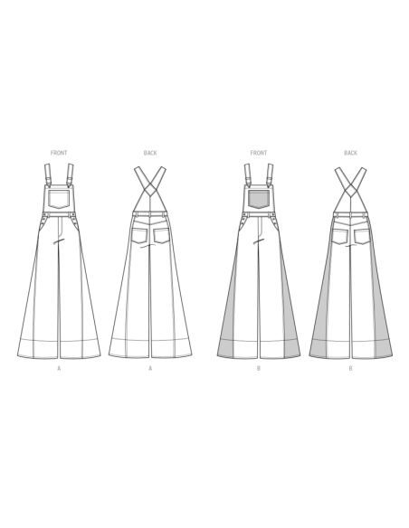 Patron KnowMe 2062.K5 - Salopette