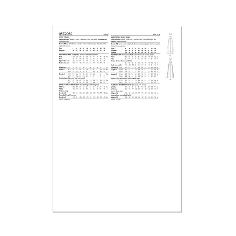 Patron KnowMe 2062.K5 - Salopette