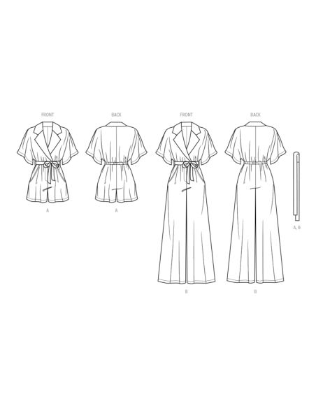 Patron KnowMe 2063.AA - Combinaison et romper