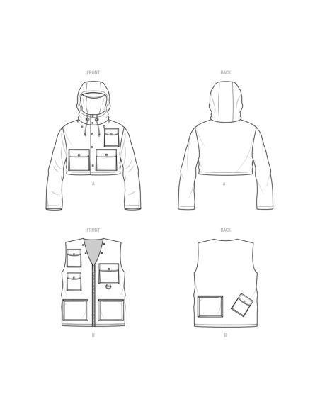 Patron KnowMe 2064.AA - Veste et gilet