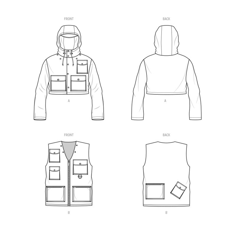 Patron KnowMe 2064.AA - Veste et gilet