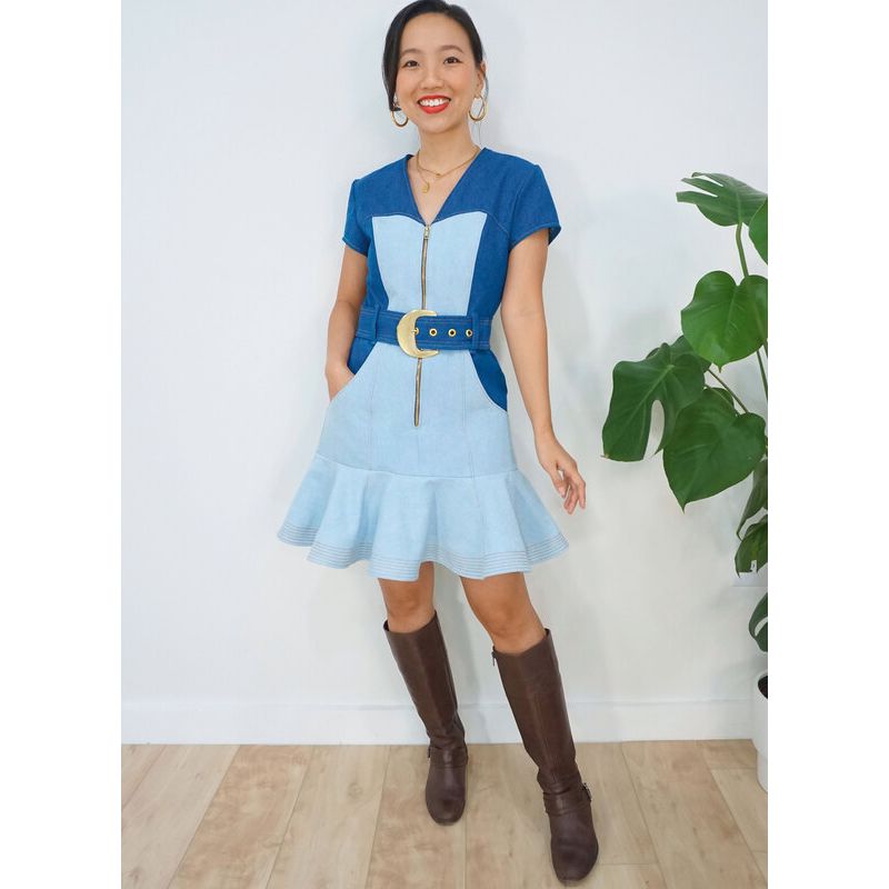 Patron KnowMe 2066.H5 - Robe rétro avec volant