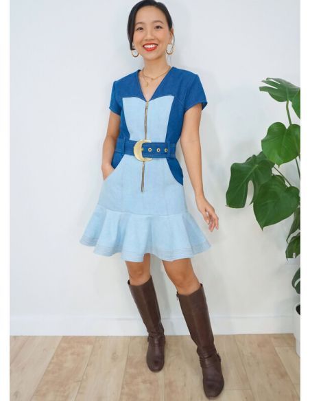 Patron KnowMe 2066.H5 - Robe rétro avec volant