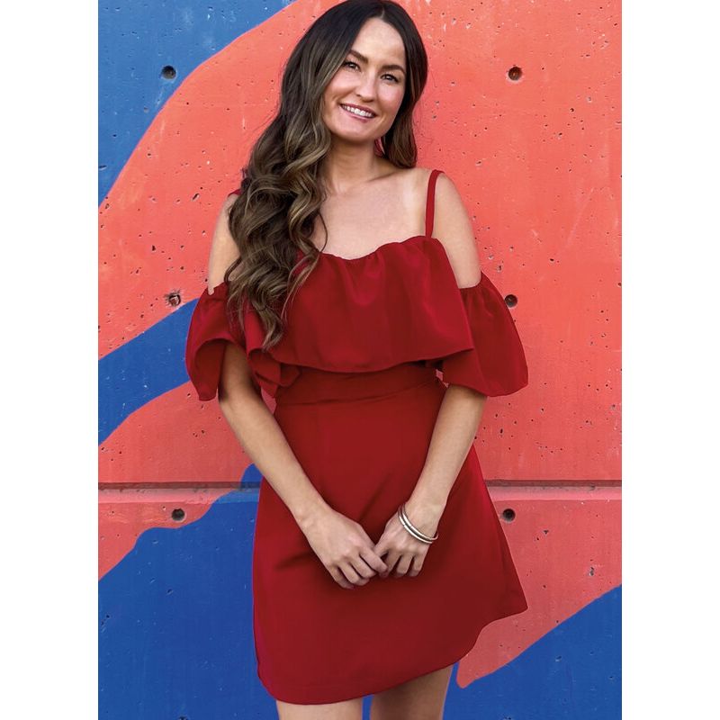 Patron KnowMe 2067.H5 - Robe à volant épaules dénudées