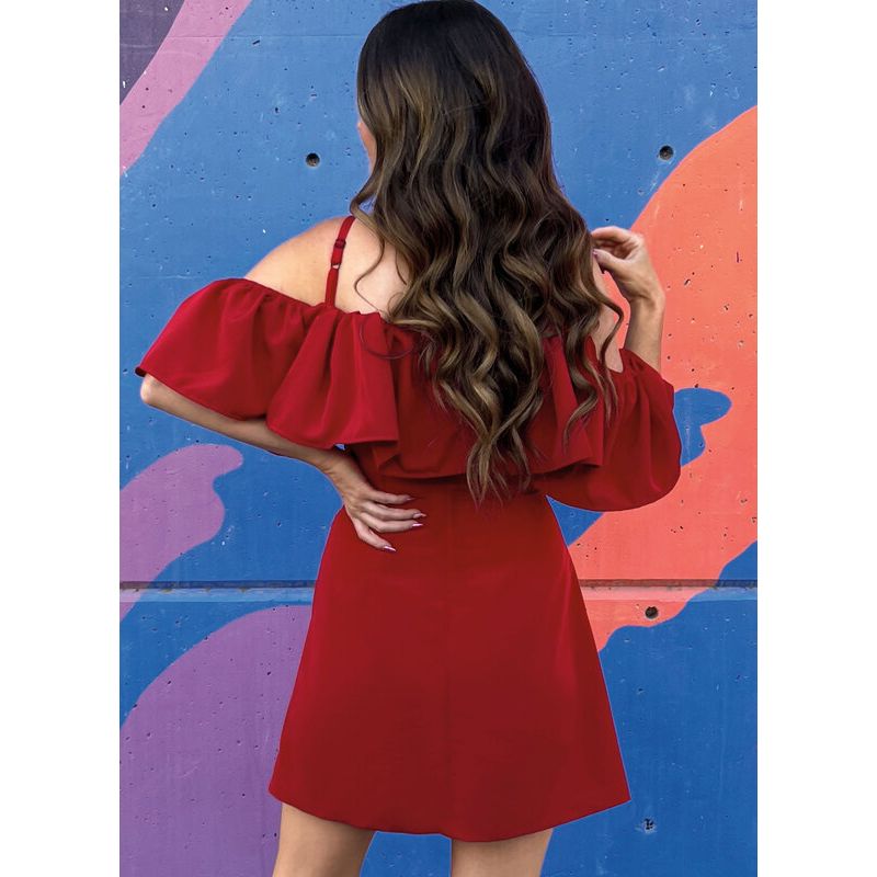 Patron KnowMe 2067.H5 - Robe à volant épaules dénudées