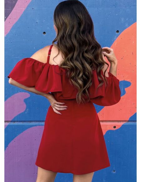 Patron KnowMe 2067.H5 - Robe à volant épaules dénudées