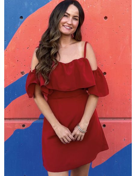 Patron KnowMe 2067.H5 - Robe à volant épaules dénudées