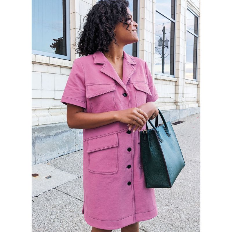 Patron KnowMe 2068.K5 - Robe chemise cargo