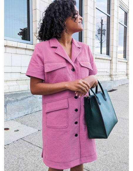 Patron KnowMe 2068.K5 - Robe chemise cargo