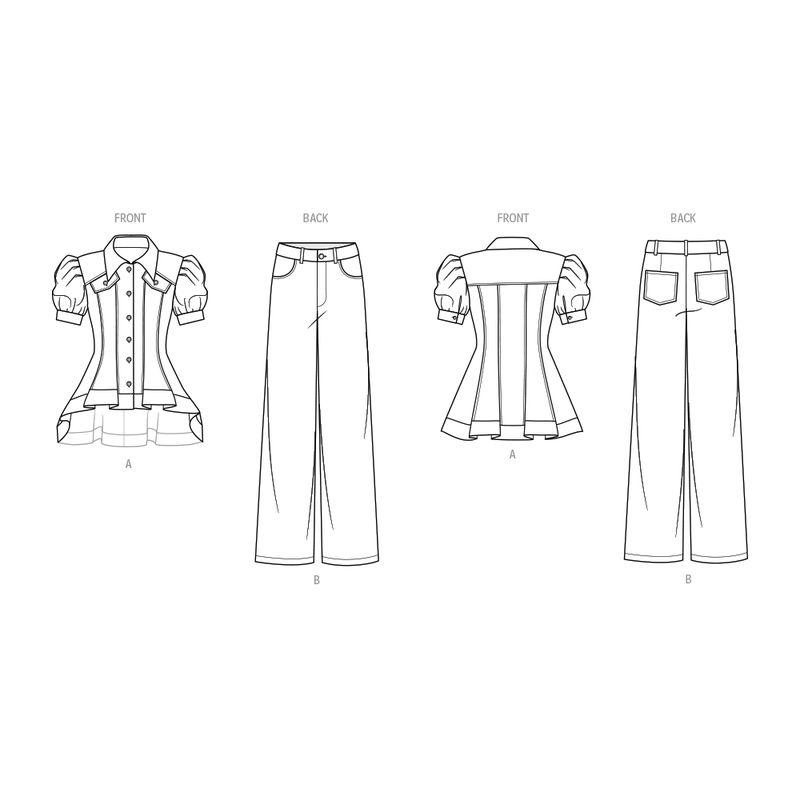 Patron KnowMe 2069.K5 - Haut et pantalon