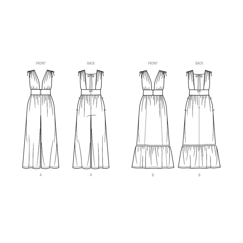 Patron KnowMe 2072.M1 - Combinaison et robe