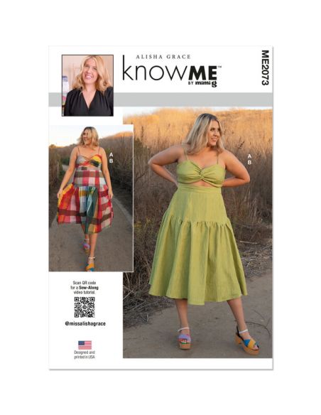 Patron KnowMe 2073.K5 - Crop top et jupe