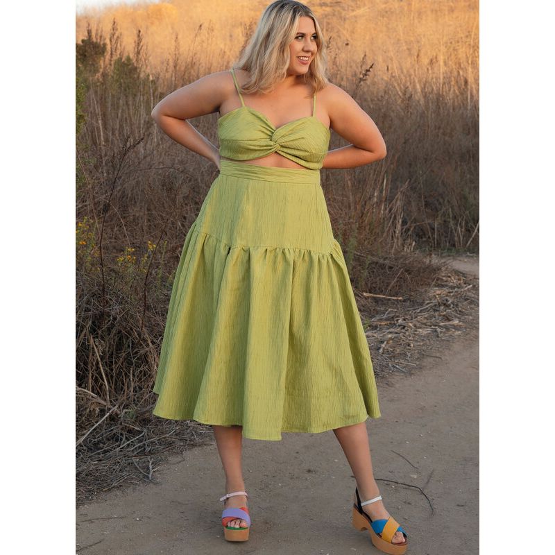 Patron KnowMe 2073.K5 - Crop top et jupe