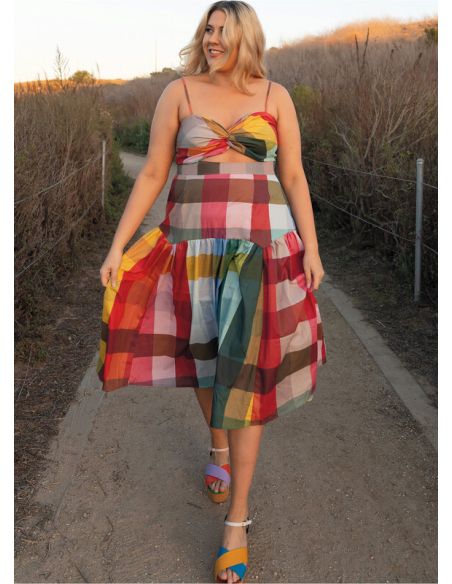 Patron KnowMe 2073.K5 - Crop top et jupe