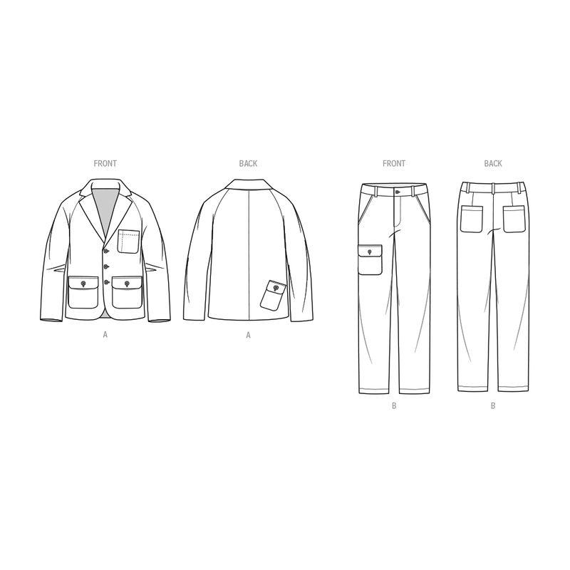 Patron KnowMe 2075.AA - Veste et pantalons