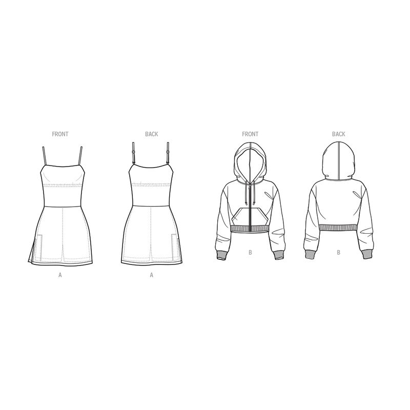 Patron KnowMe 2080.H5 - Robe et hoodie