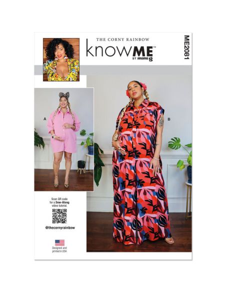 Patron KnowMe 2081.K5 - Combinaison et romper de maternité