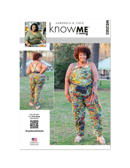 Patron KnowMe 2083.M1 - Salopette et sac ceinture