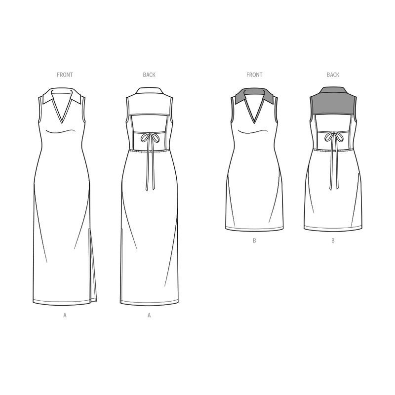 Patron KnowMe 2084.K5 - Robe dos nu