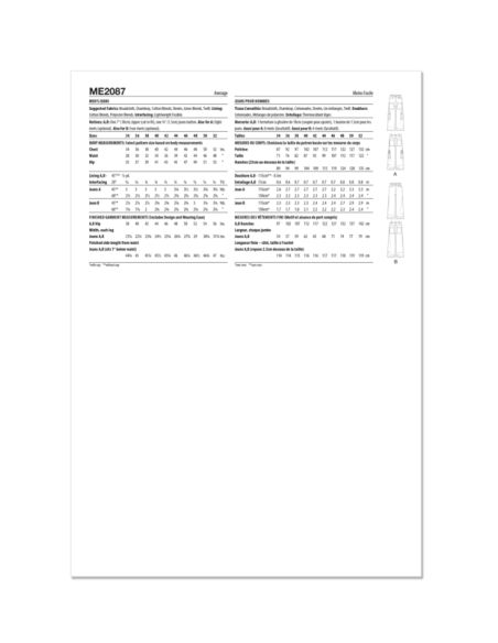 Patron KnowMe 2087.AA - Jeans pour hommes