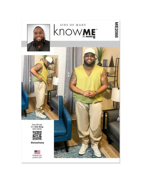 Patron KnowMe 2088.AA - Gilet et pantalon pour hommes