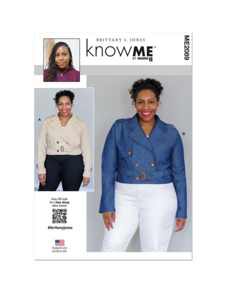 Patron KnowMe 2089.N5 - Vestes trench courtes