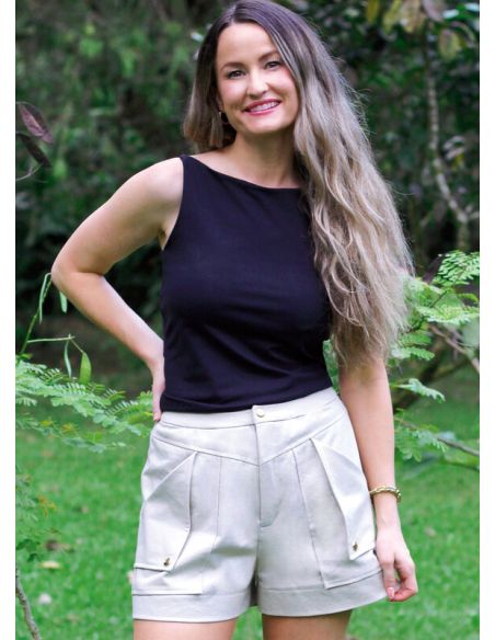 Patron KnowMe 2090.H5 - Haut en maille et shorts